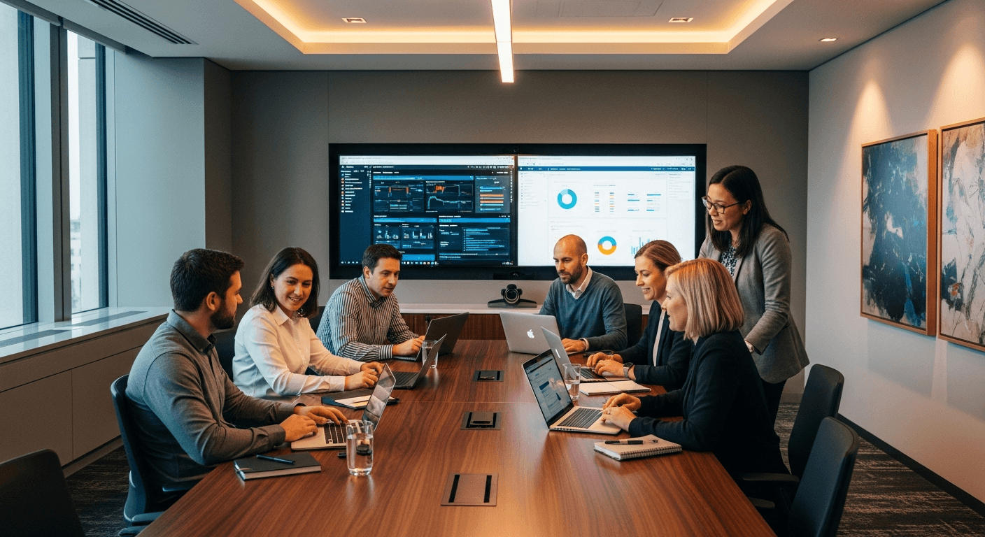 Luxit team collaborating